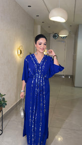 Handwork Mirror Kaftan Gown